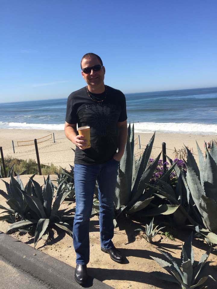 Tommy Fedak on San Diego beach