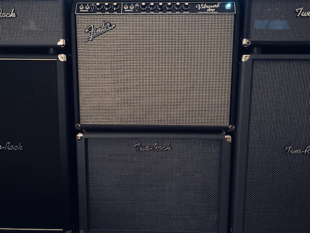 Two Rock Bloomfield Drive and Fender 64’ Vibroverb
